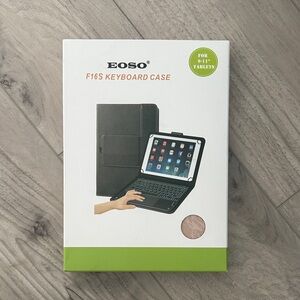 EOS TouchPad Keyboard Case for 9-11 Inch Devices keyboard, multi touch trackpad
